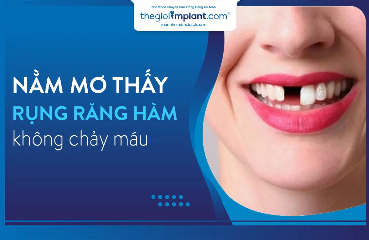 nằm mơ thấy gãy răng hàm trên