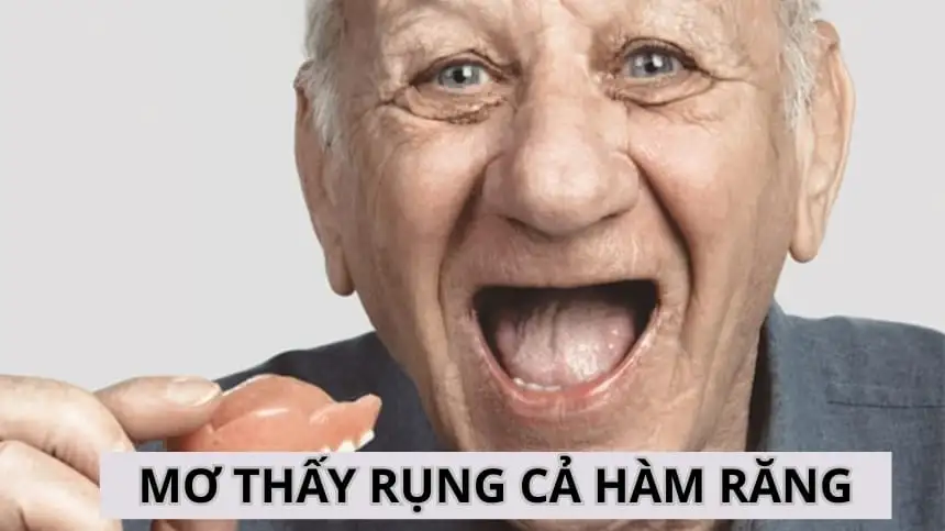 mơ thấy rụng răng hàm trên